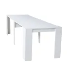 Moderne udvidelig konsol 296 cm i melamintræ Fremstillet i Italien - Ariella Viadurini