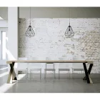 Moderne konsol, der kan forlænges til 300 cm med antracitramme lavet i Italien - Avventura Viadurini