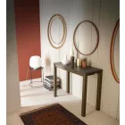 Udvidelig moderne konsol i egetræ og metal fremstillet i Italien - Nappo Viadurini