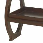 moderne konsol med Walter bakke i brun læderjakke Viadurini