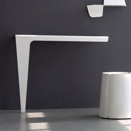 Moderne minimal designkonsol i farvet metal fremstillet i Italien - Benjamin Viadurini