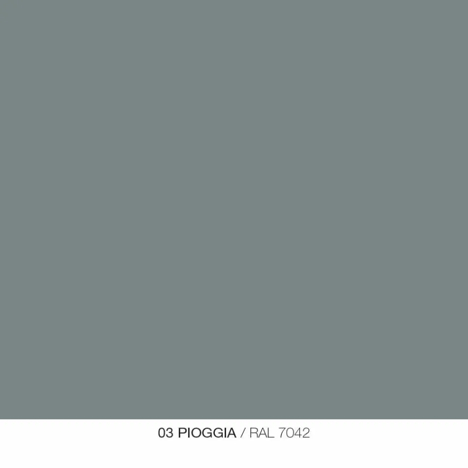 Moderne minimal designkonsol i farvet metal fremstillet i Italien - Benjamin Viadurini