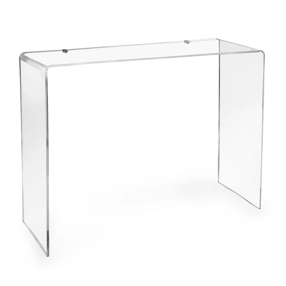 Moderne konsolbord i gennemsigtig eller flerfarvet plexiglas fremstillet i Italien - Emy Viadurini