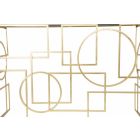 Moderne design rektangulær konsol i jern og spejl - Billie Viadurini