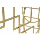 Moderne design rektangulær konsol i jern og spejl - Billie Viadurini