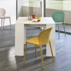 Konsol / udvides spisebord, l. 42.50 / 302,50xp.90 cm, Alvaro Viadurini