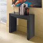 Konsol / udvides spisebord, l. 42.50 / 302,50xp.90 cm, Alvaro Viadurini
