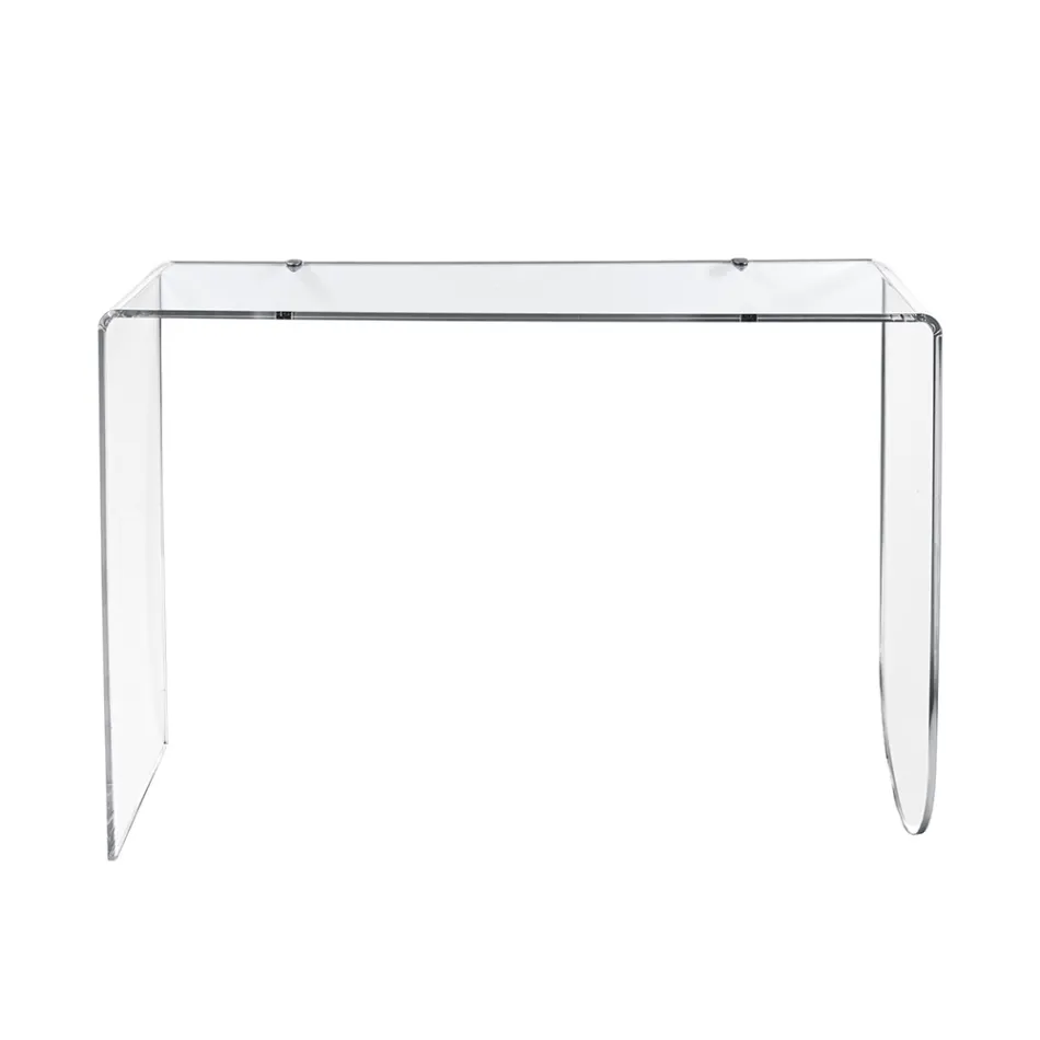 Alarico Transparent Plexiglas Konsolbord med Moderne Design Fremstillet i Italien Viadurini