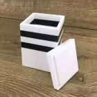 Spice Container med italiensk Corian Cap af høj kvalitet - Spicy Viadurini