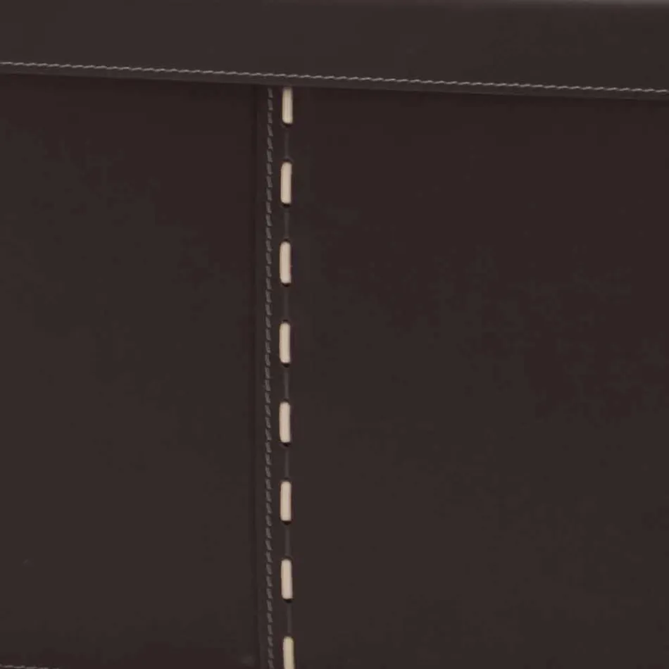 Moderne opbevaringsboks i regenereret læder fremstillet i Italien - Gabry Viadurini