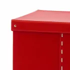 Moderne opbevaringsboks i regenereret læder fremstillet i Italien - Gabry Viadurini