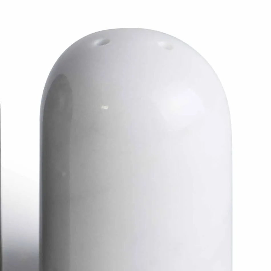 Salt- og peberbeholdere i Carrara og Marquinia-marmor fremstillet i Italien - Xino Viadurini