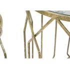 Et par bord i guldjern med rund glasplade - Etro Viadurini