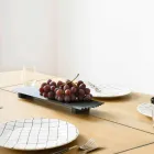 Par bakker i sort eller guldlakeret stål Modern Design - Savona Viadurini