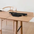 Par bakker i sort eller guldlakeret stål Modern Design - Savona Viadurini