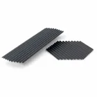 Par bakker i sort eller guldlakeret stål Modern Design - Savona Viadurini