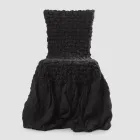 Elegant stolebetræk med ryglæn til stuen i broderet hør - Panteo Viadurini