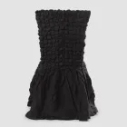 Elegant stolebetræk med ryglæn til stuen i broderet hør - Panteo Viadurini