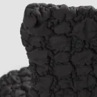 Elegant stolebetræk med ryglæn til stuen i broderet hør - Panteo Viadurini