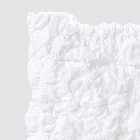 Elegant stolebetræk med ryglæn til stuen i broderet hør - Panteo Viadurini