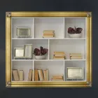 Vægmonteret plasmaramme i ayus træ, gran lavet i Italien Giulio Viadurini