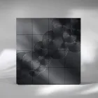 Moderne design 8-dørs skænk Ardesia, hvid, sort eller guld Viadurini