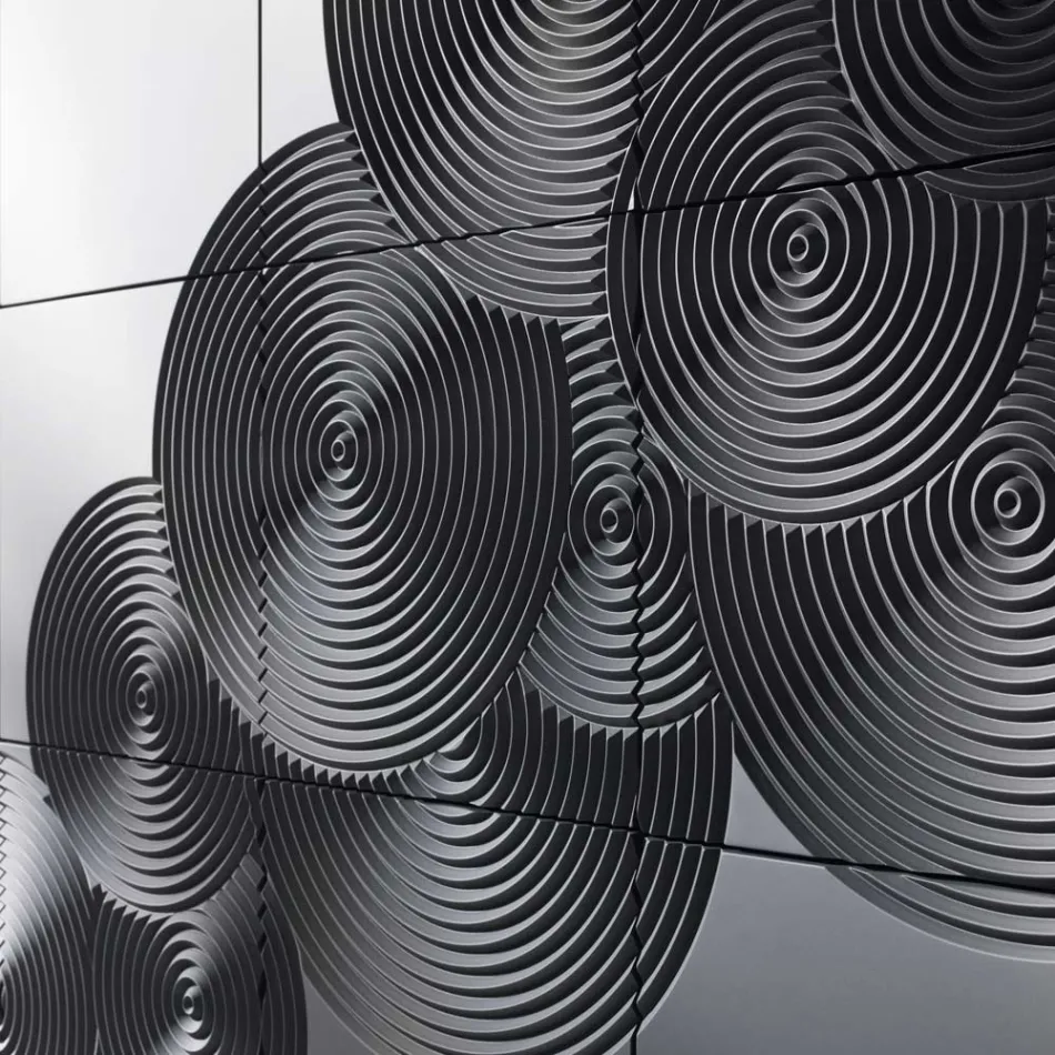 Moderne design 8-dørs skænk Ardesia, hvid, sort eller guld Viadurini