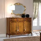 Klassisk skænk i luksus Bassano valnøddetræ lavet i Italien - Richard Viadurini