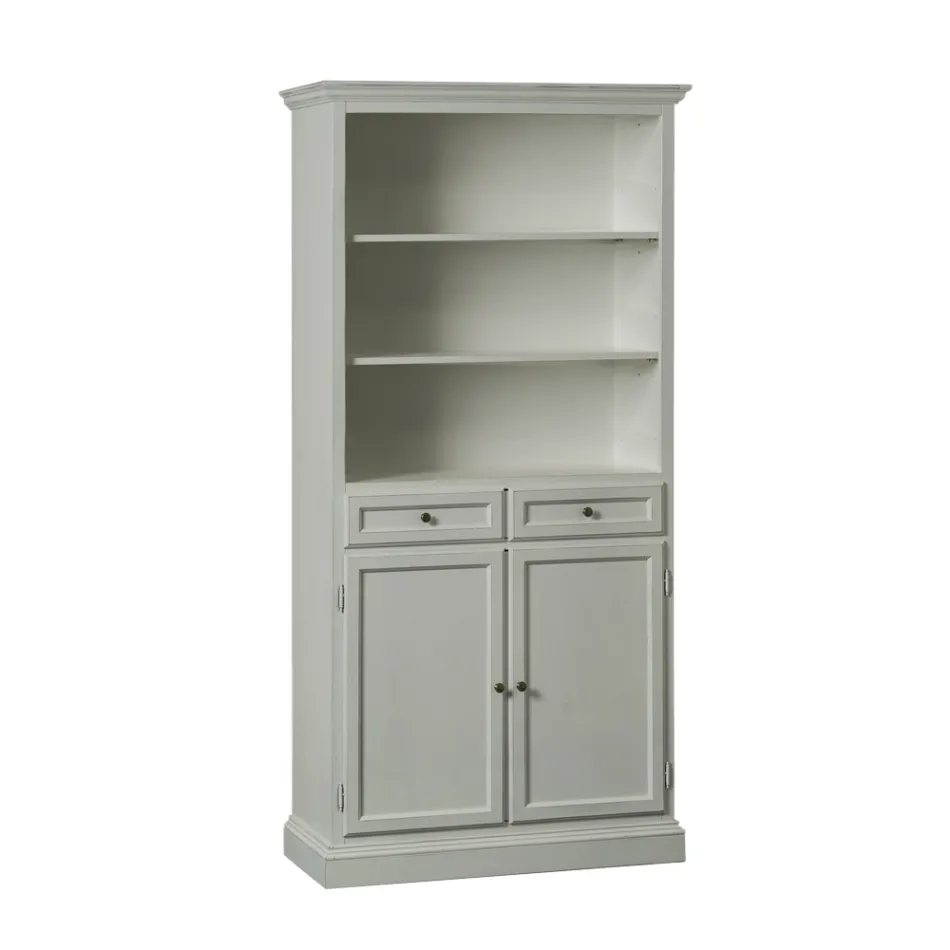 Skænk med 2 låger, 2 skuffer og 2 åbne hylder Lavet i Italien - Camene Viadurini