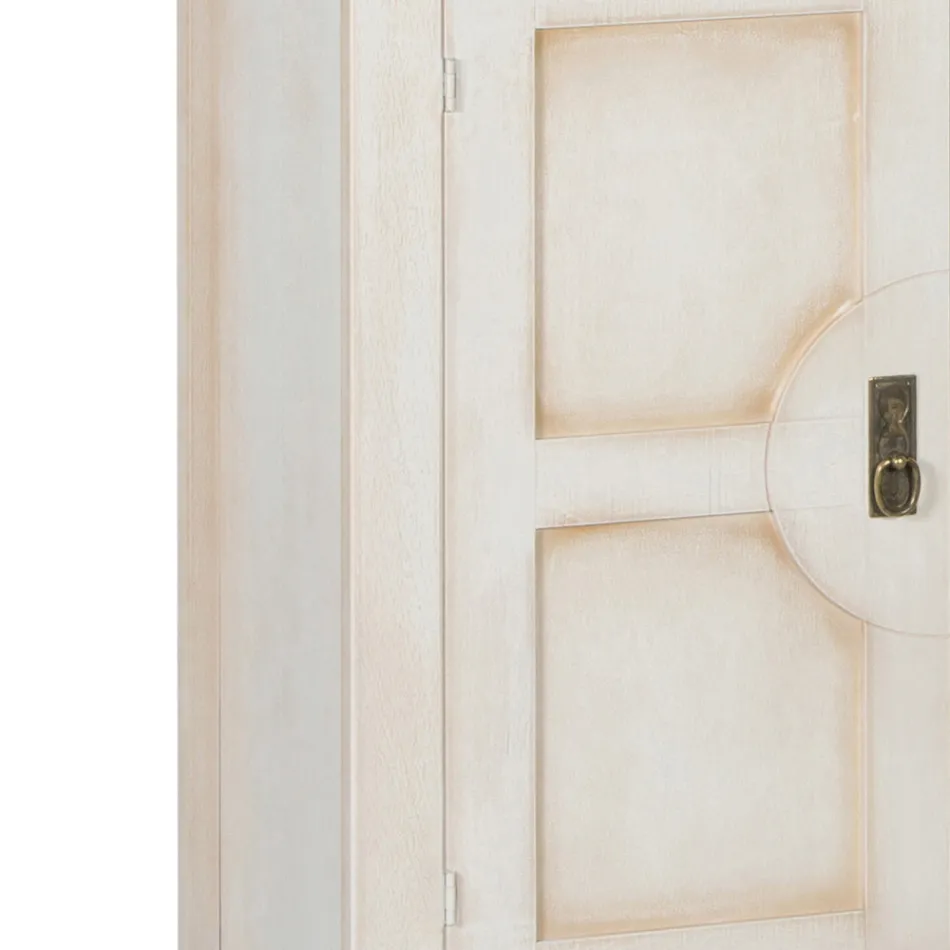 Skænk med 2 låger og 2 skuffer i forskellige finisher lavet i Italien - Hanuman Viadurini