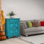 Skænk med 2 låger og 2 skuffer i forskellige finisher lavet i Italien - Hanuman Viadurini