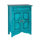 Skænk med 2 låger og 2 skuffer i forskellige finish lavet i Italien - Hanuman Viadurini