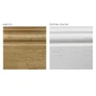 Skænk med struktur i finerede træpartikler lavet i Italien - Odino Viadurini