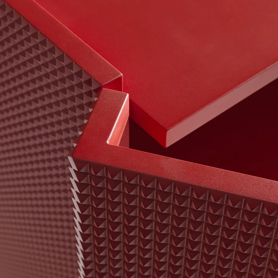 Skænk til stue med 2 døre i diamantfinish fremstillet i Italien - Sagittario Viadurini