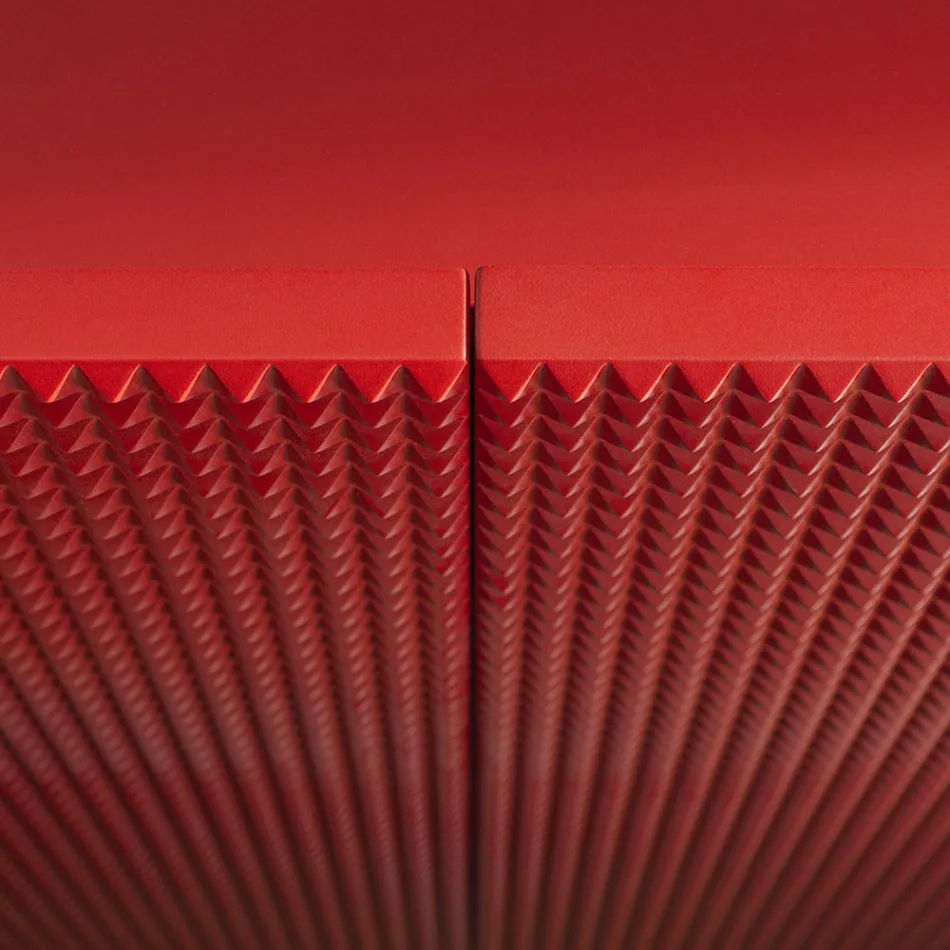 Skænk til stue med 2 døre i diamantfinish fremstillet i Italien - Sagittario Viadurini