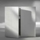 design skænk med 2 døre hvid, sort eller guld mønster Flora Viadurini