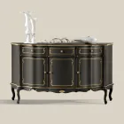 Luksus skænk med 3 låger og 3 træskuffer lavet i Italien - Leonor Viadurini