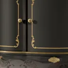 Luksus skænk med 3 låger og 3 træskuffer lavet i Italien - Leonor Viadurini