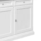 Træskænk med 2 skuffer og 2 låger Made in Italy - Uller Viadurini