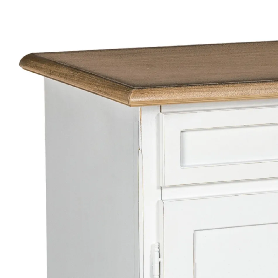 Træskænk med 3 skuffer og 3 låger Made in Italy - Uller Viadurini