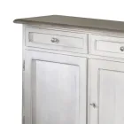 Træskænk med 3 skuffer og 3 låger Made in Italy - Uller Viadurini