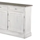 Træskænk med 3 skuffer og 3 låger Made in Italy - Uller Viadurini