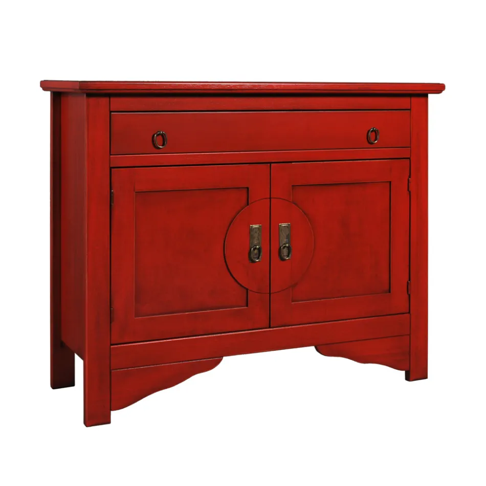 Træskænk med forskellige finish lavet i Italien - Ashvin Viadurini