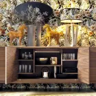 Grilli York 4 træfiner skænk lavet i Italien Viadurini