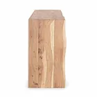 Moderne skænk i akacietræ med 2 døre og 3 skuffer Homemotion - Lauro Viadurini