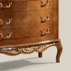 Klassisk stue skænk Hvid træ eller valnød Made in Italy - Chantilly Viadurini