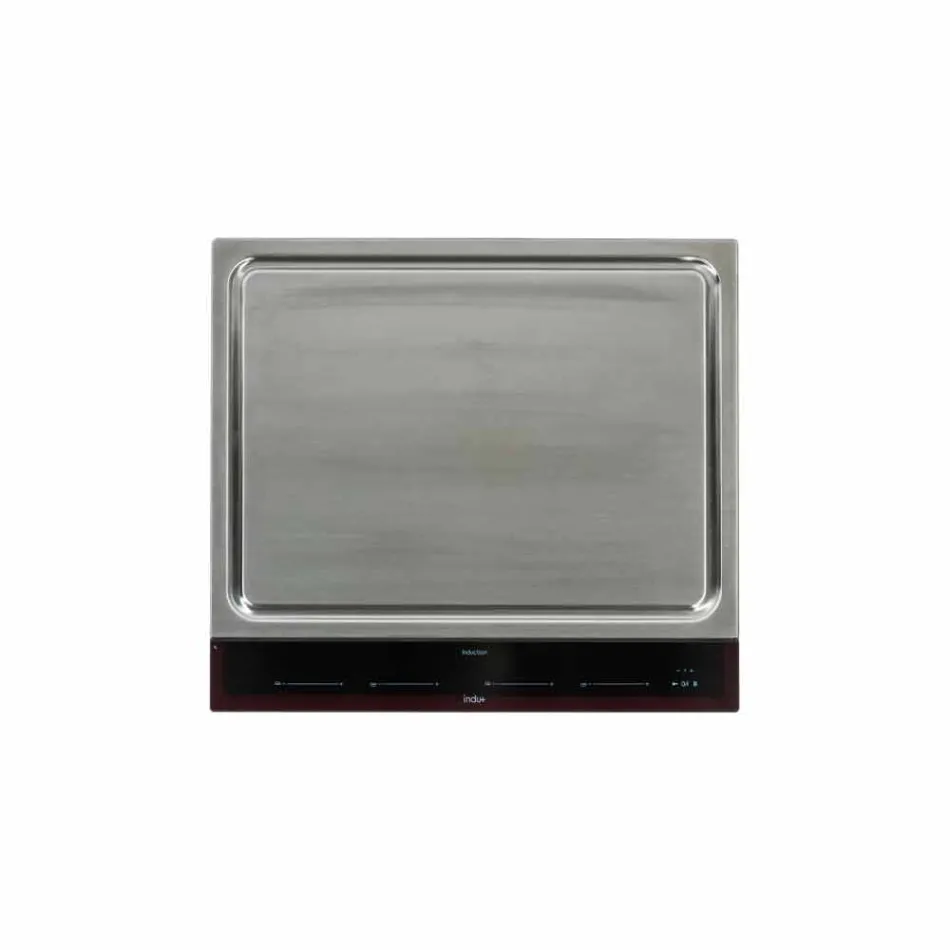 Moderne udendørs havekøkken på træ- og stålhjul - Buoncalliope Viadurini