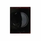 Moderne køkken på hjul til udendørs have i træ og stål - Calliope Viadurini