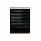 Moderne køkken på hjul til udendørs have i træ og stål - Calliope Viadurini