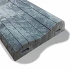 Dobbelt bølgepude i hukommelse Xform 11 cm høj Fremstillet i Italien - krøllet Viadurini